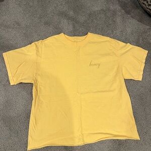 Brandy Melville Yellow Tshirt